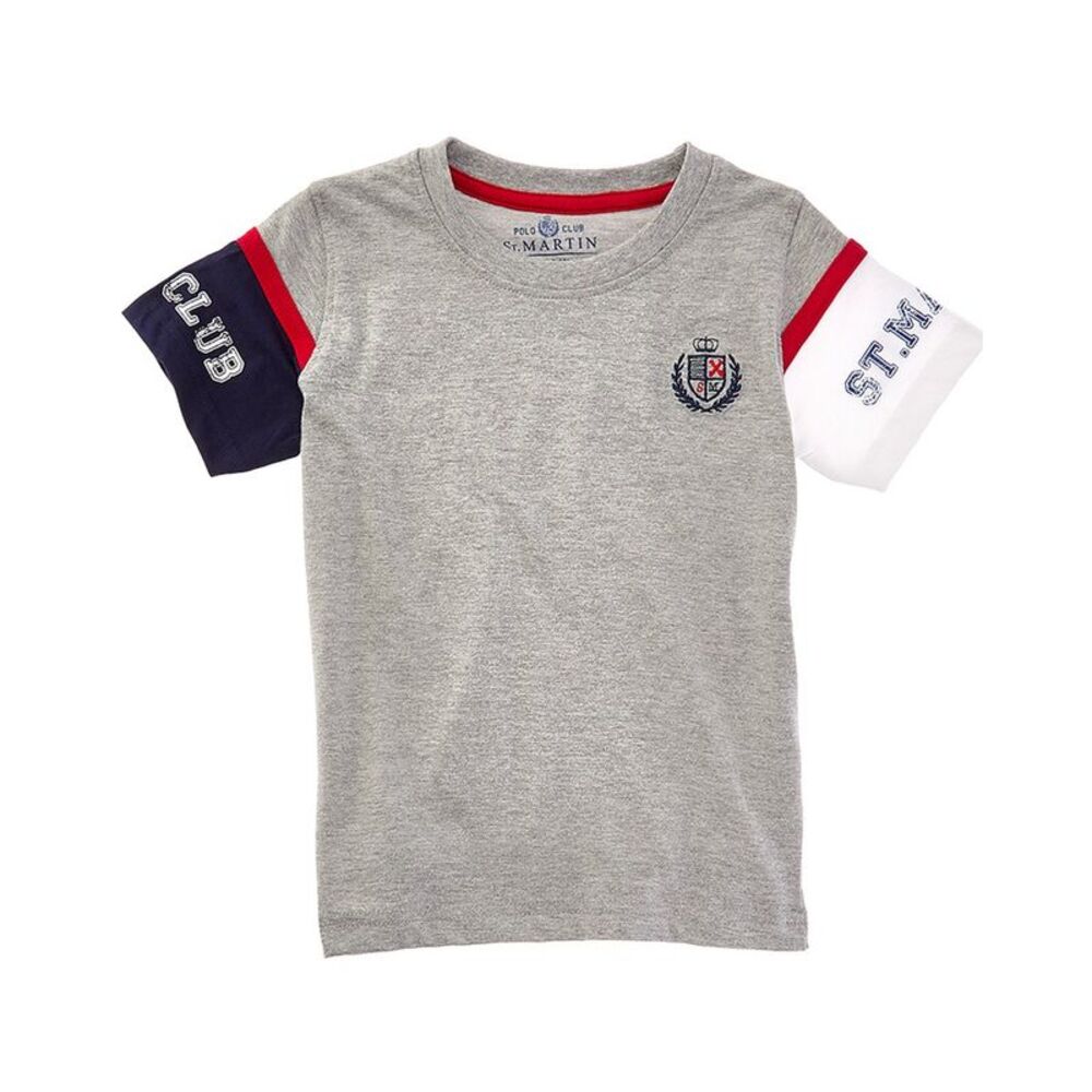 Polo Club St. Martin Boys  Crewneck T-Shirt, Gray